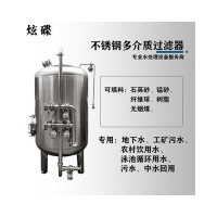 嵊州市炫碟反沖洗過(guò)濾器304不銹鋼過(guò)濾罐加厚加固價(jià)格齊全