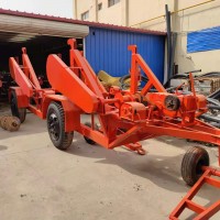 電纜運(yùn)輸拖車 通訊線路放線車 操作靈活 制動(dòng)性能好
