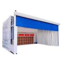 伸縮式大型鋼結(jié)構(gòu)噴漆房，各型號(hào)匯總