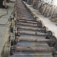 實(shí)心礦車輪對 軌距1435軌距600直徑300 ，窯車輪