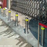 武漢手動鎖擋車柱 湖北半自動升降路樁
