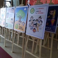 西安廣告kt板噴繪，室內(nèi)寫真印刷kt板噴畫，立式落地海報架