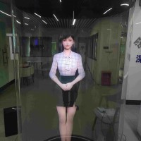 空中成像廣告展示、仿真數(shù)字人展臺(tái)、虛擬主持人