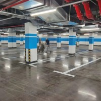 南京達尊交通工程公司地下停車場道路劃線