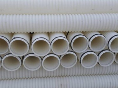 黑白色PE雙壁波紋穿線管 50/60/75 PE弱電通訊管