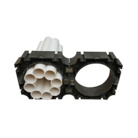 梅花管支架電力圓管枕格柵管管架 PVC固定支架 電力電纜排管