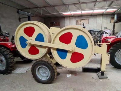 液壓張力放線機(jī) 3噸張牽?jī)捎幂斁€牽引機(jī)